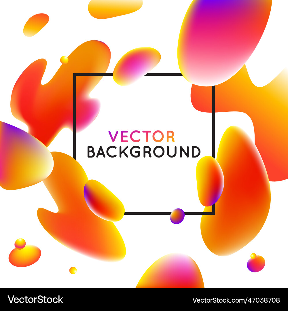 Design template with abstract fluid shapes Design template with abstract fluid shapes vector image