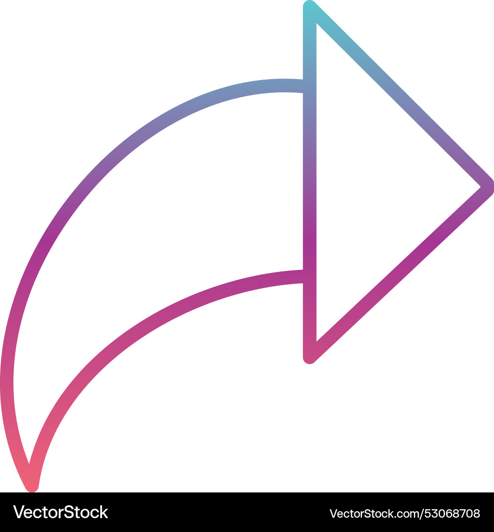 Share line gradient design Vector Image