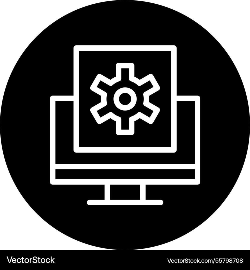 Web optimization icon design vector image