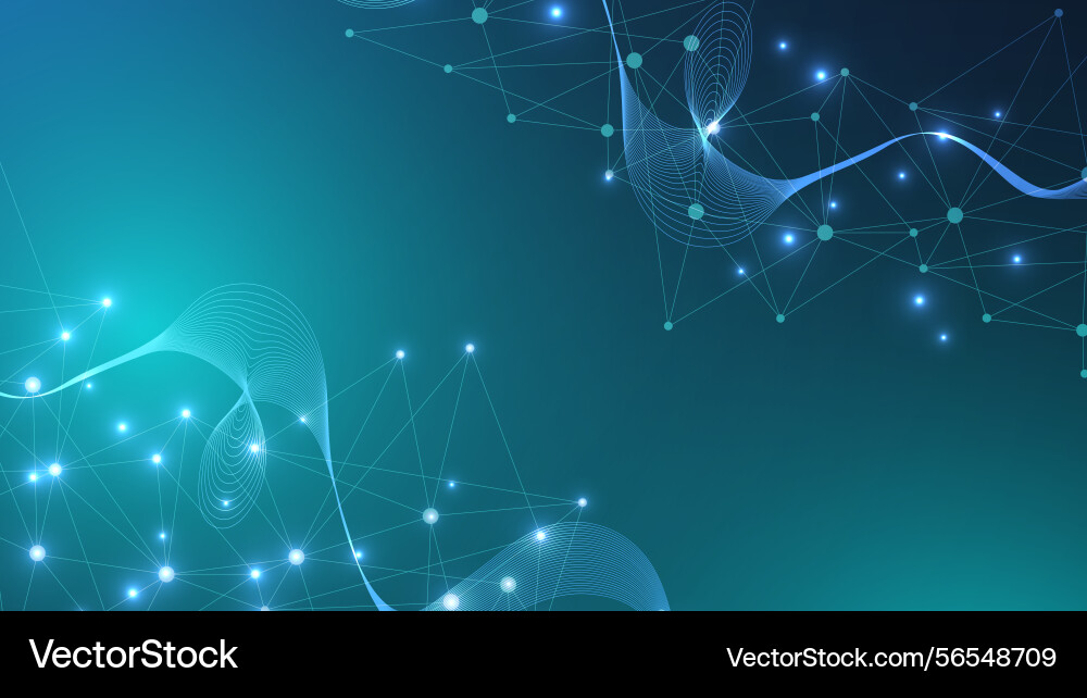 Global network connection website header or banner Global network connection website header or banner vector image