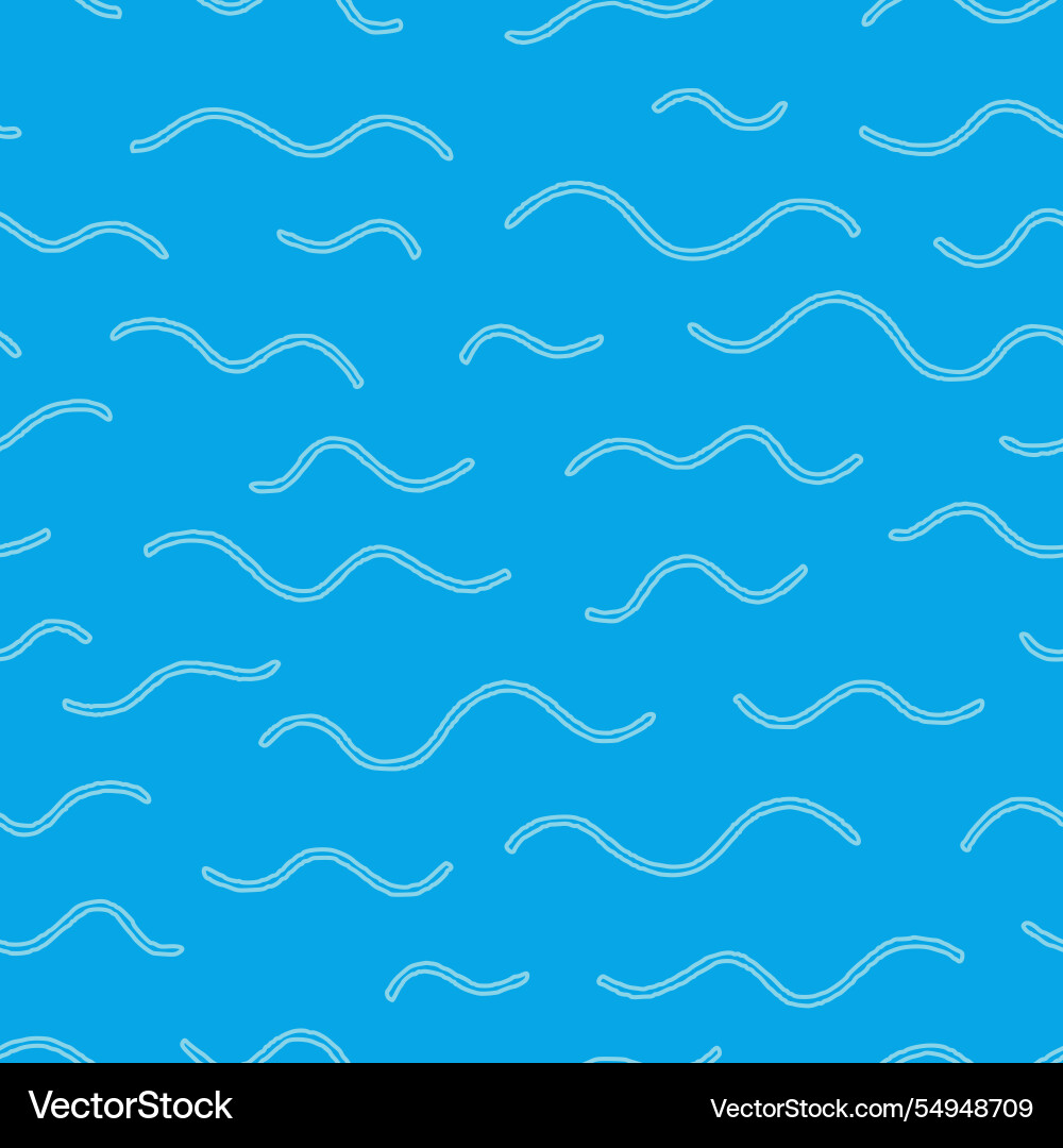 Outline bunch of wave seamless pattern design Outline bunch of wave seamless pattern design vector image