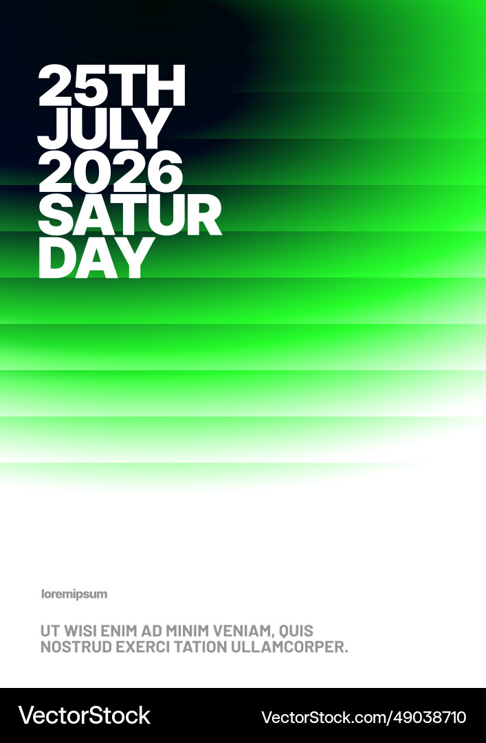 Layout template for events or business related Vector Image