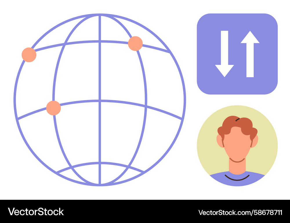 Global Network Connection Vector Image