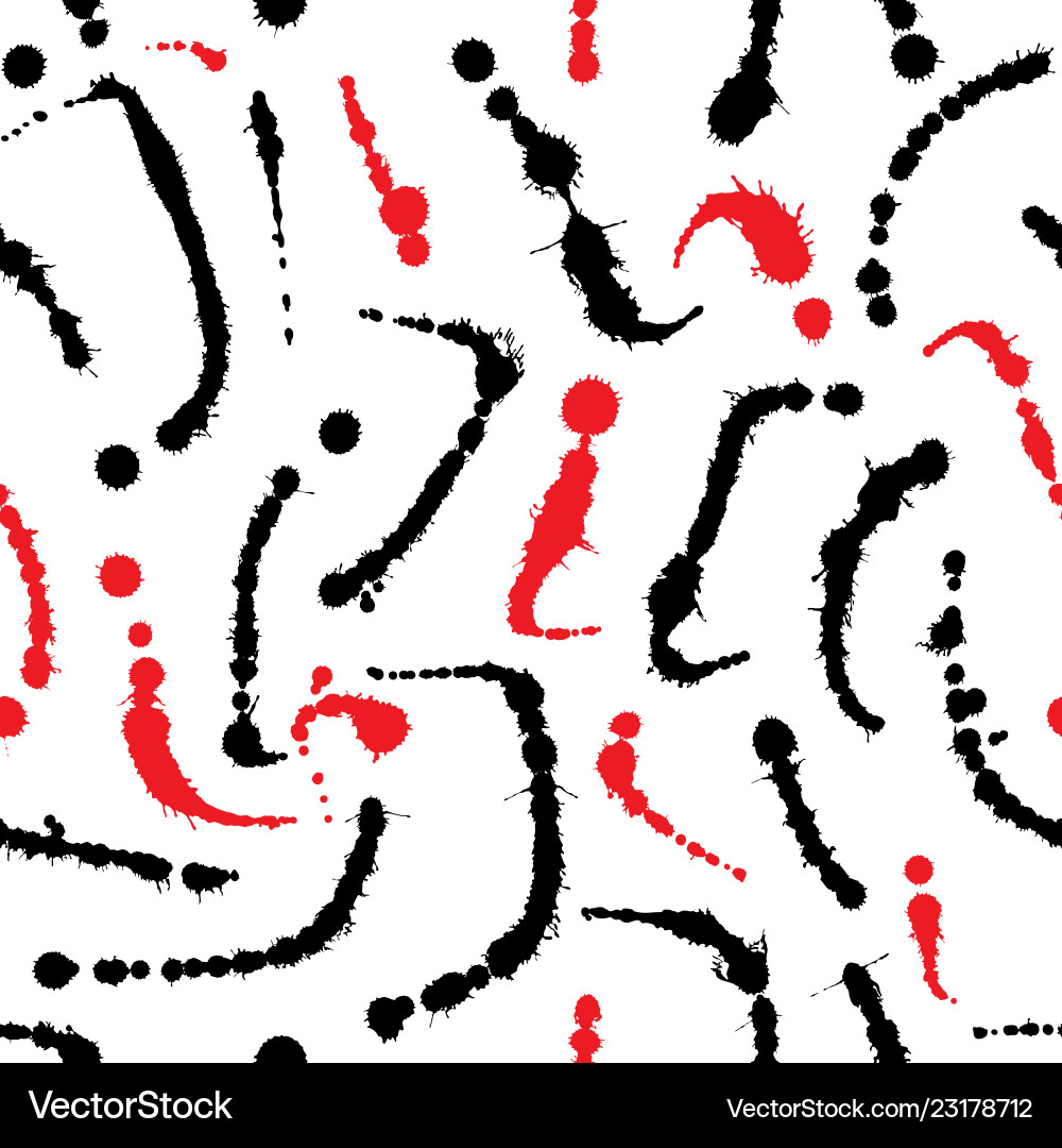 Abstract paint splashes and blots pattern Abstract paint splashes and blots pattern vector image