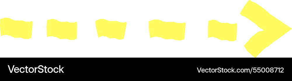 Yellow dotted arrow pointing right is indicating Vector Image