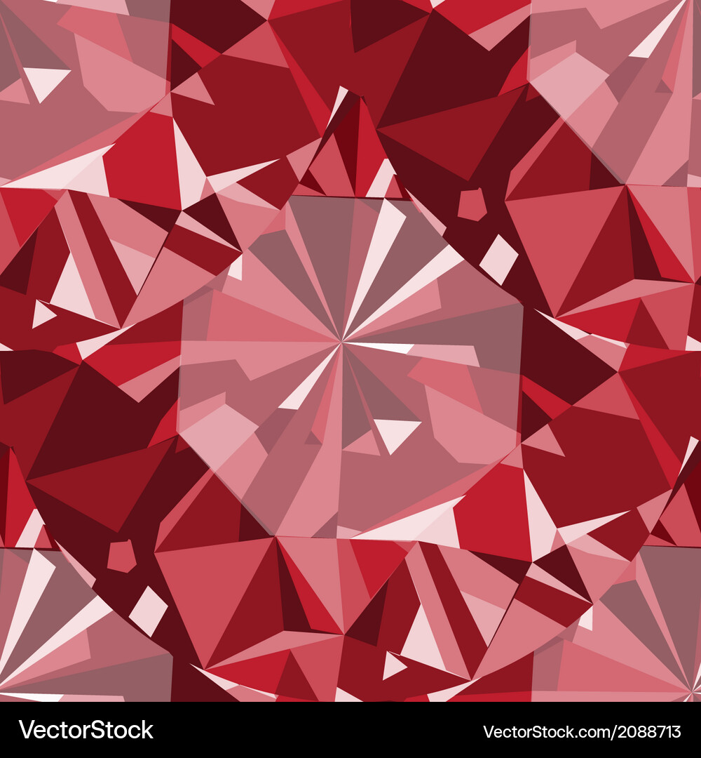 Ruby seamless pattern background Vector Image