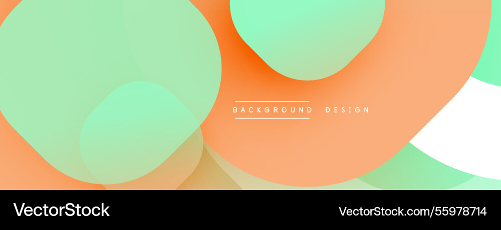 Circular abstract design with overlapping Circular abstract design with overlapping Vector Image