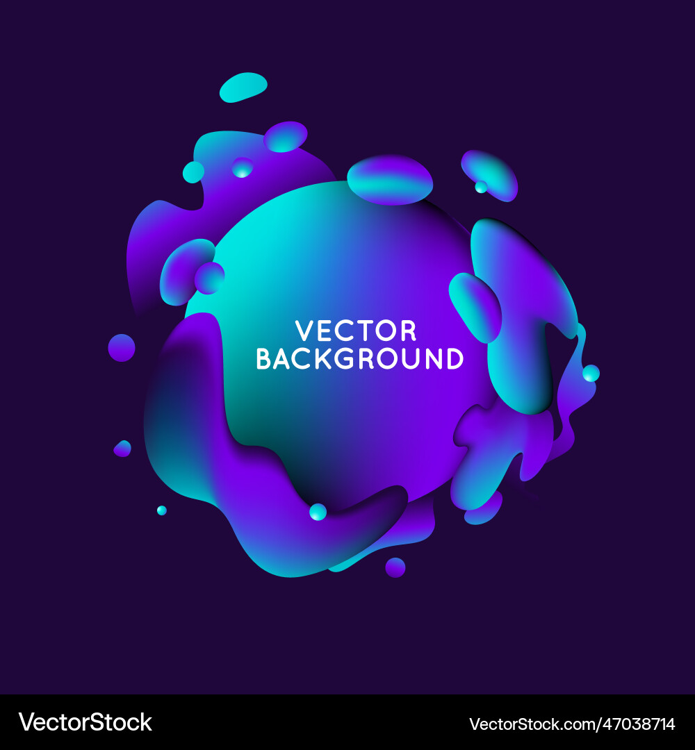 Design template with abstract fluid shapes Design template with abstract fluid shapes vector image