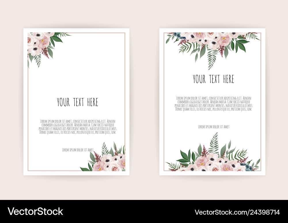 Floral design card greeting postcard Floral design card greeting postcard Vector Image