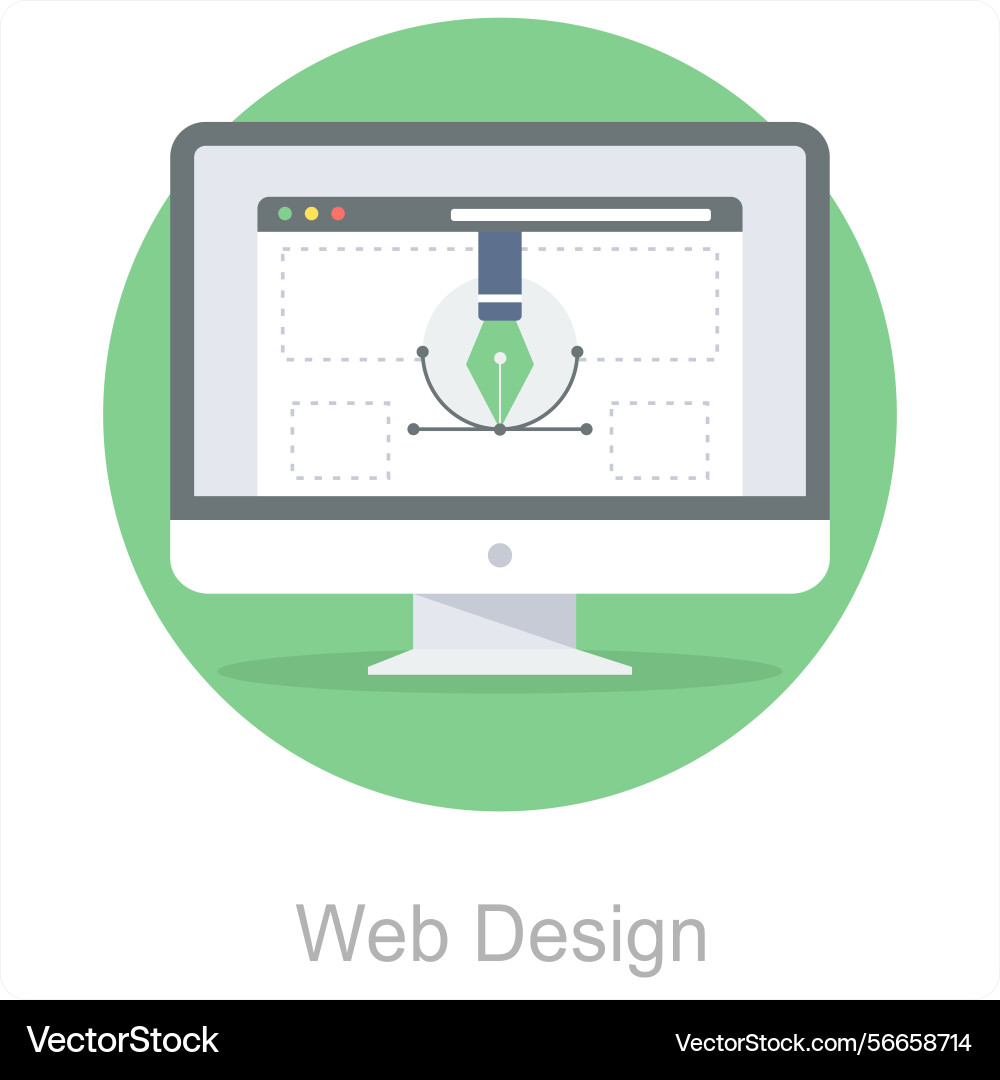 Web design icon concept Vector Image