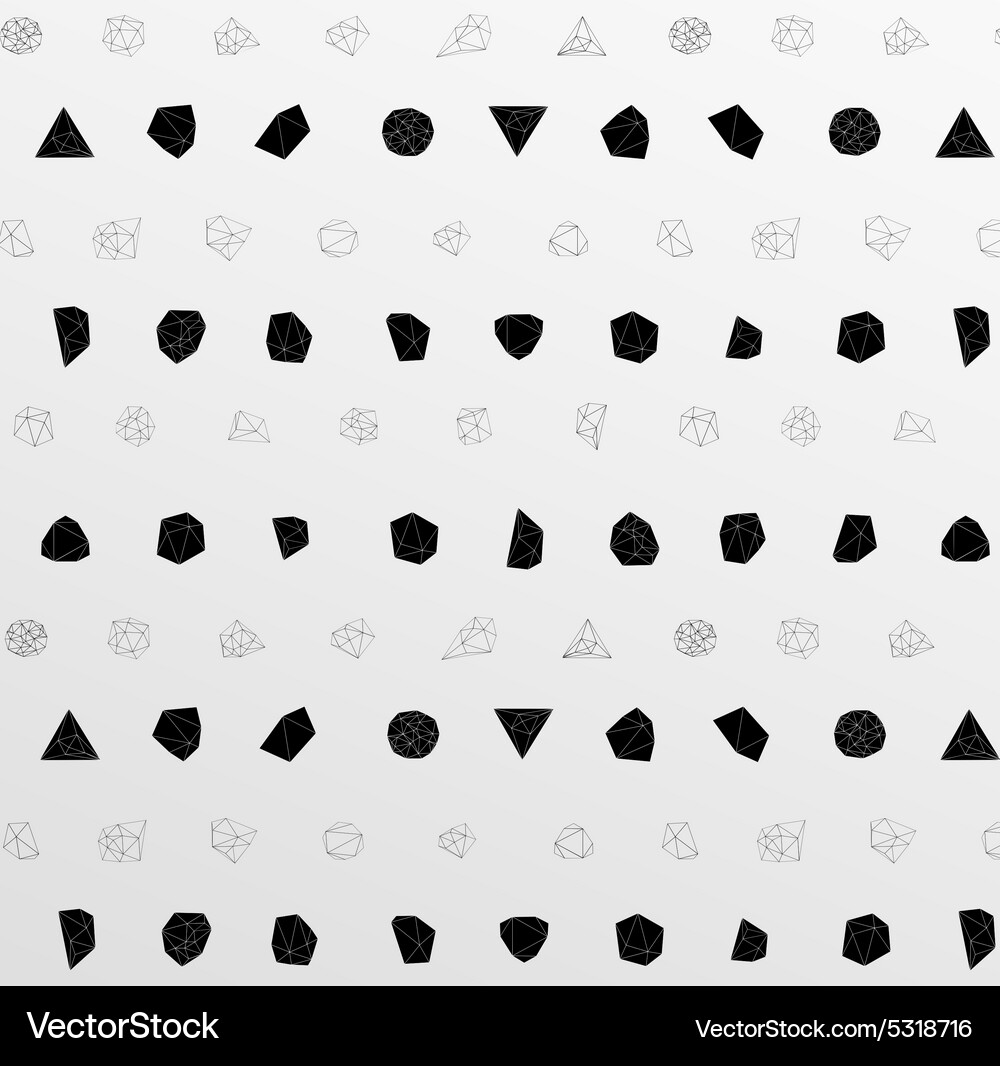 Abstract modern background with polygons design Vector Image