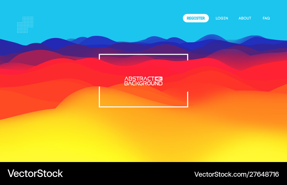 Abstract Wave Background - Gradient Vector Image