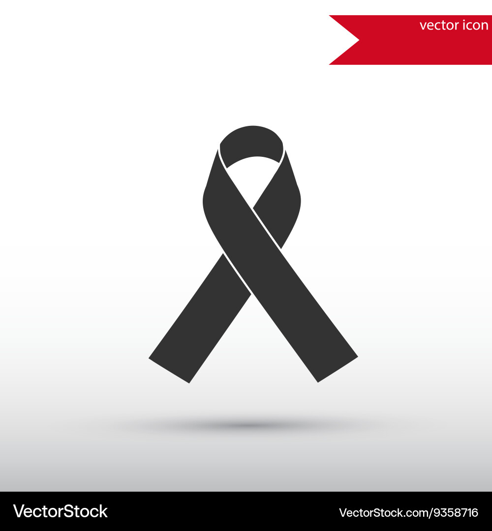 AIDS Awareness Ribbon Vector Image