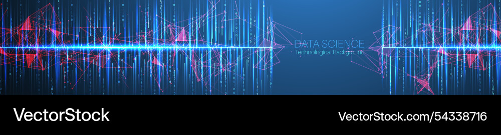 Big data futuristic technology light design datum Big data futuristic technology light design datum vector image