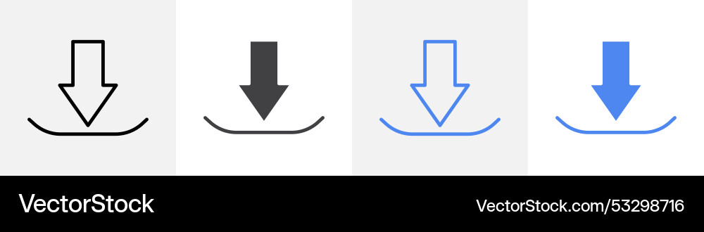 Download icon set use for web ui or app Vector Image