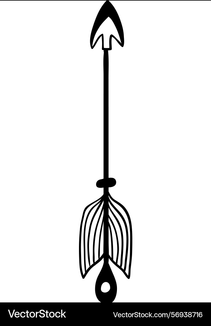 Minimalist design of an arrow pointing up Minimalist design of an arrow pointing up vector image
