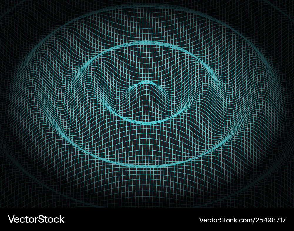 Abstract grid technology background vector image