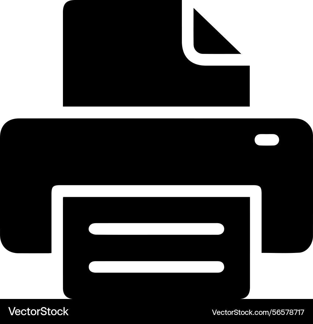 Computer printer icon symbol image Computer printer icon symbol image vector image