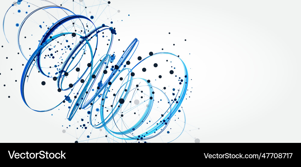 Template for science and technology presentation Template for science and technology presentation vector image