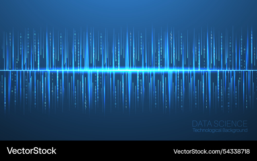 Big data futuristic technology light design datum Big data futuristic technology light design datum vector image