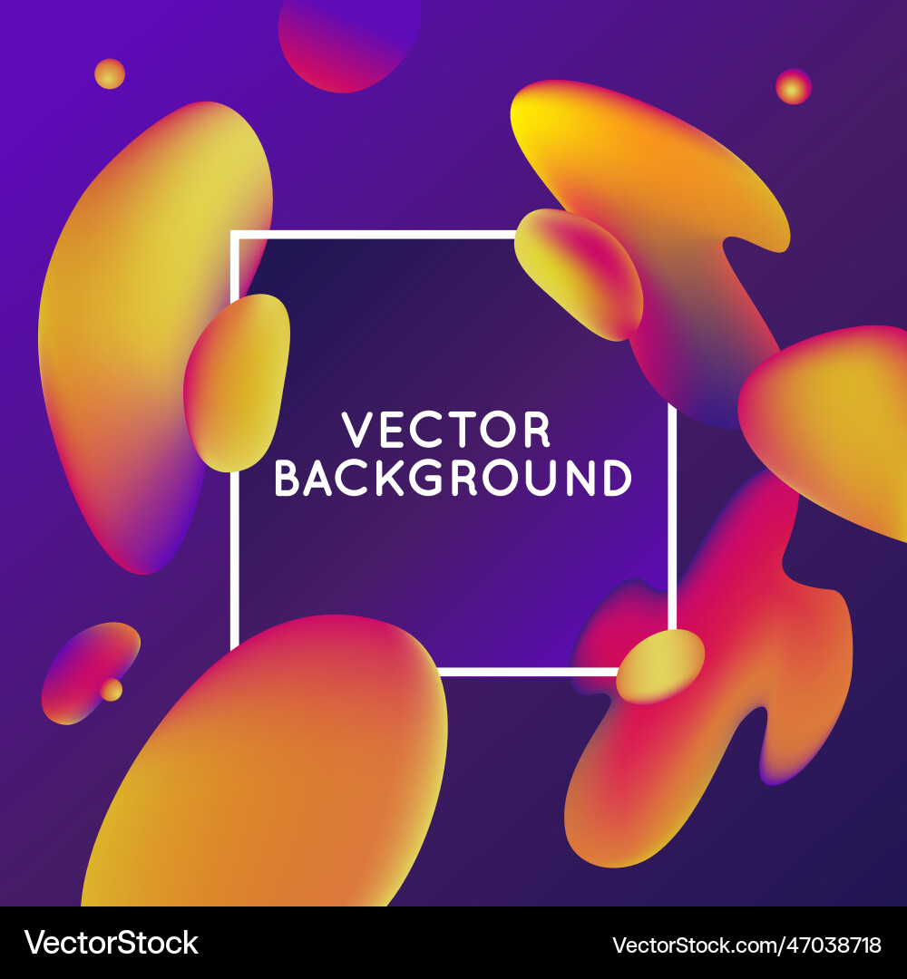 Design template with abstract fluid shapes Design template with abstract fluid shapes vector image