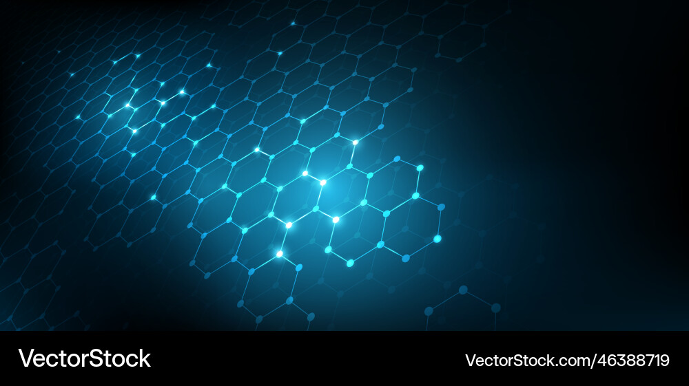 Background consisting of set hexagonal cells Background consisting of set hexagonal cells vector image