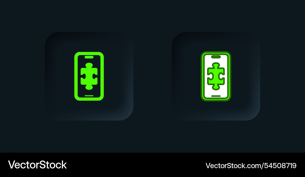 Green smartphone and playing in game icon Green smartphone and playing in game icon vector image
