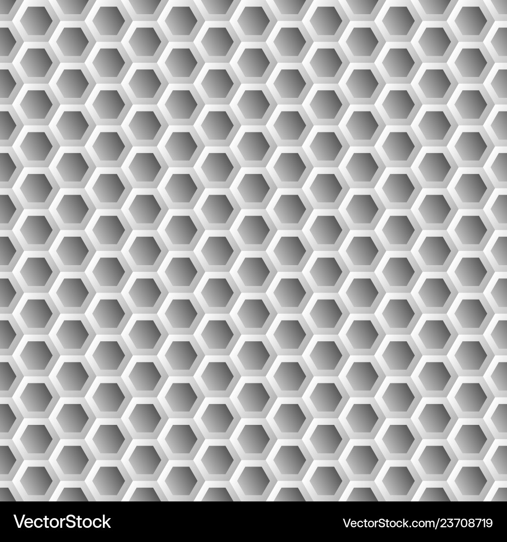 Honeycomb Mesh Pattern Background vector image