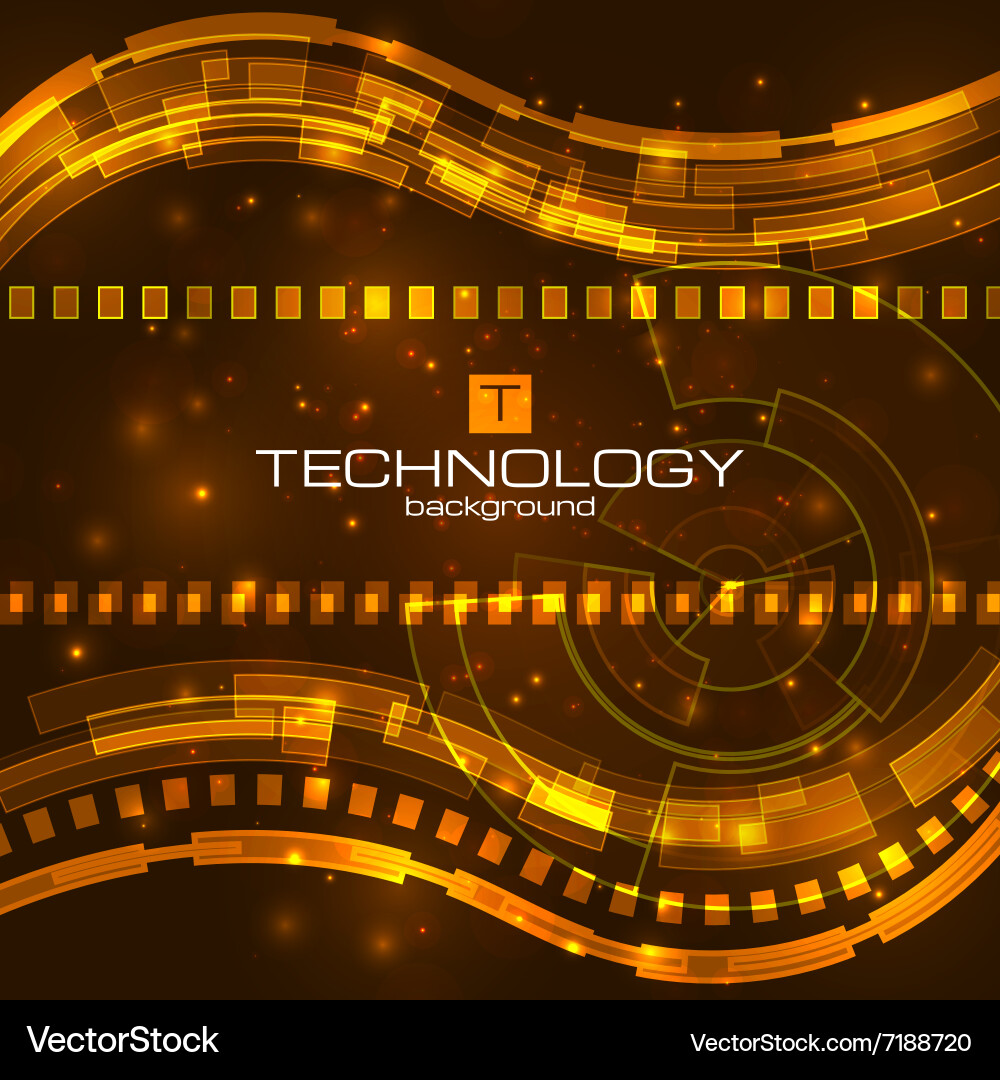 Futuristic digital background with space for text vector image
