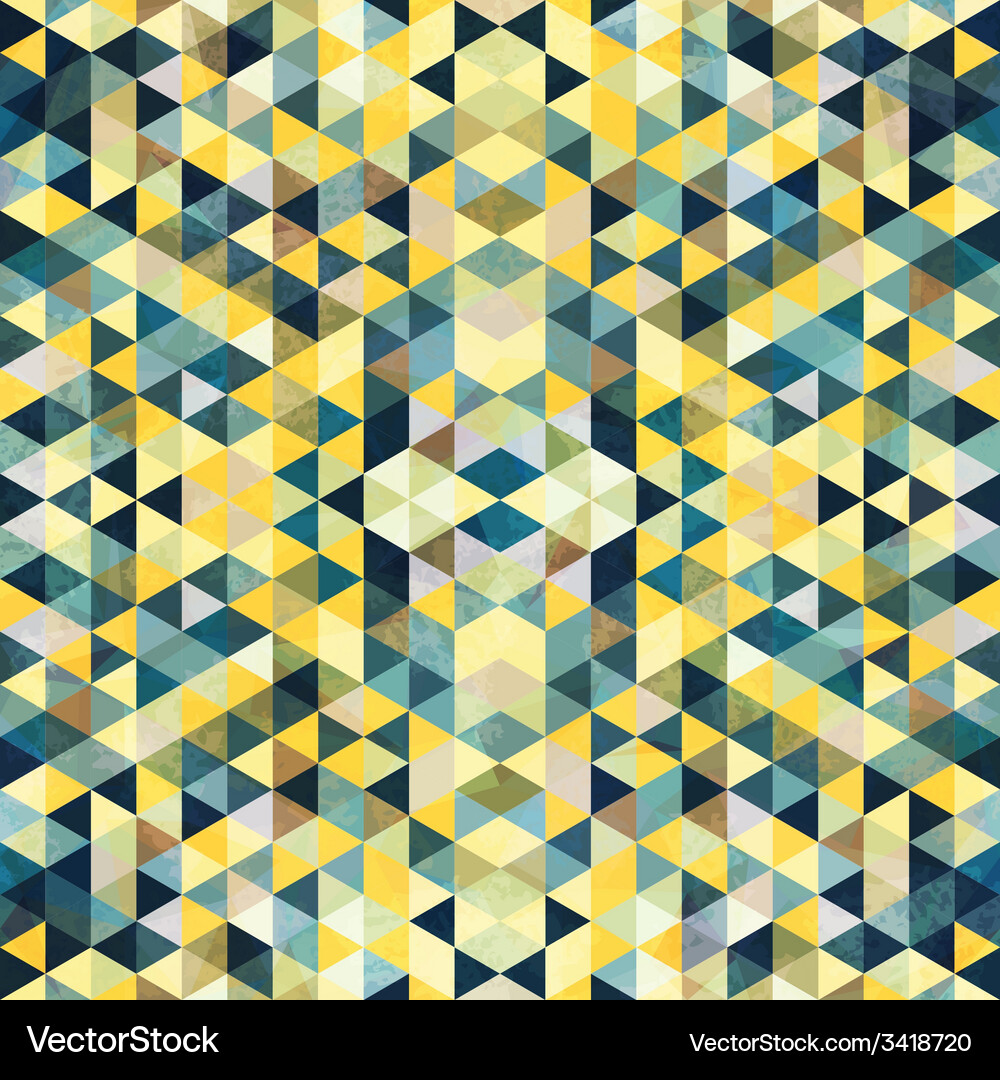 Triangular mosaic colorful background abstract Vector Image