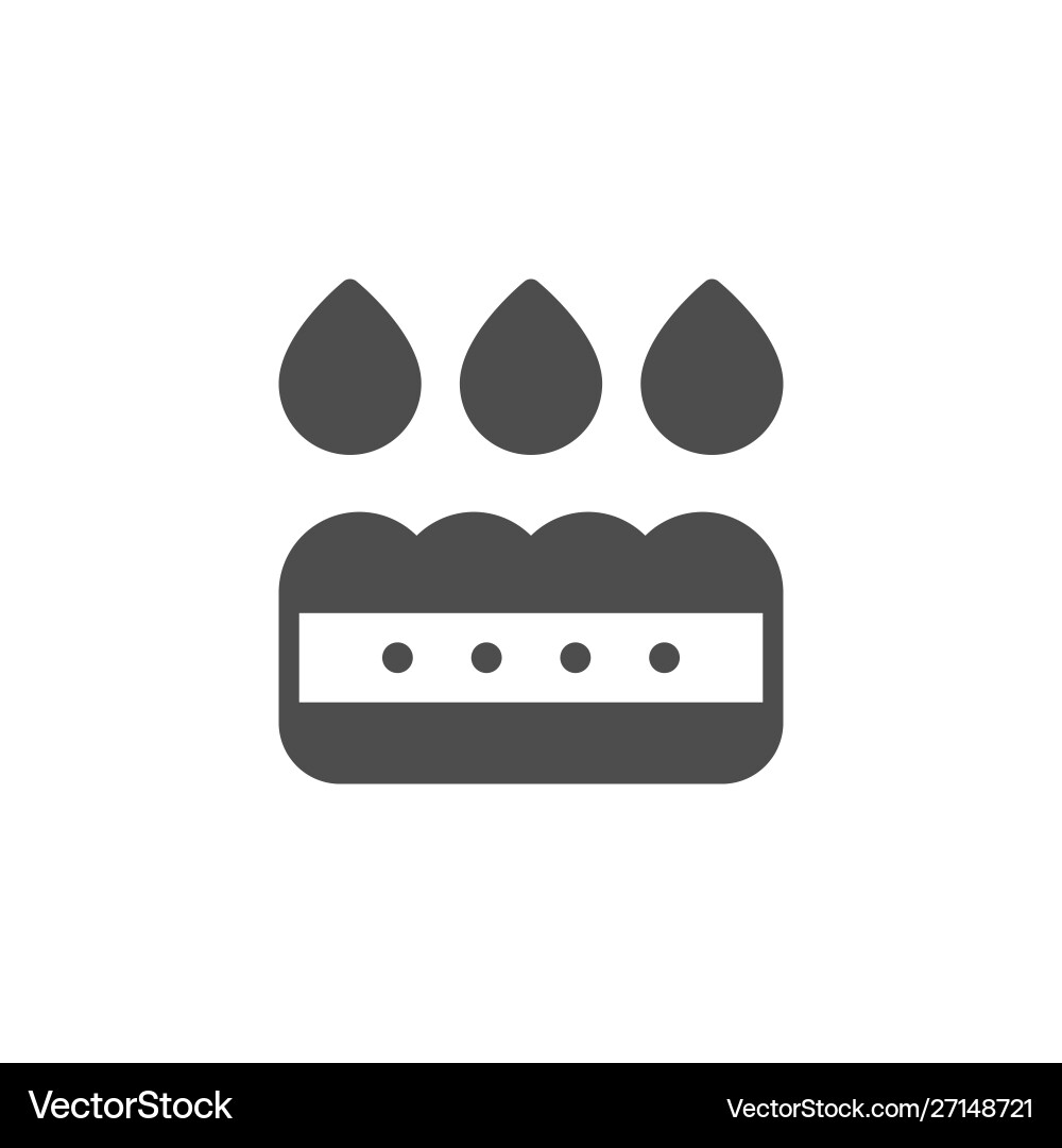Absorption icon or absorbent concept Vector Image