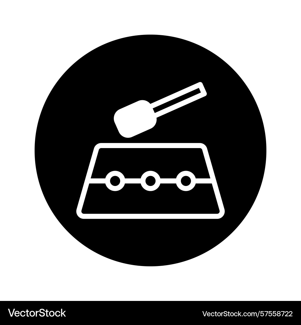 Minimalistic image showcasing a drum set within Minimalistic image showcasing a drum set within Vector Image