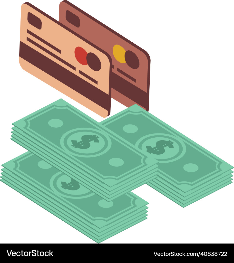 Mortgage payment methods composition Mortgage payment methods composition vector image