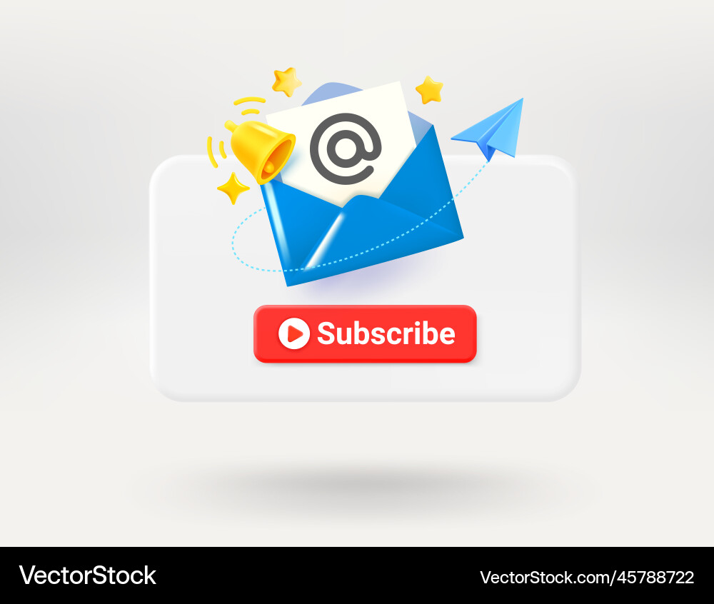 Pop up window with red button blue envelope Pop up window with red button blue envelope Vector Image