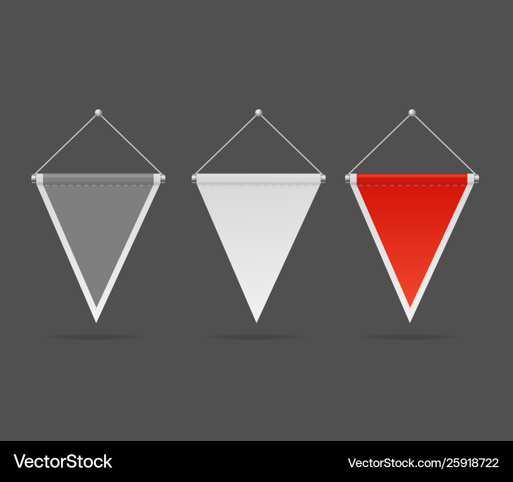 Realistic 3d detailed empty template color Realistic 3d detailed empty template color vector image