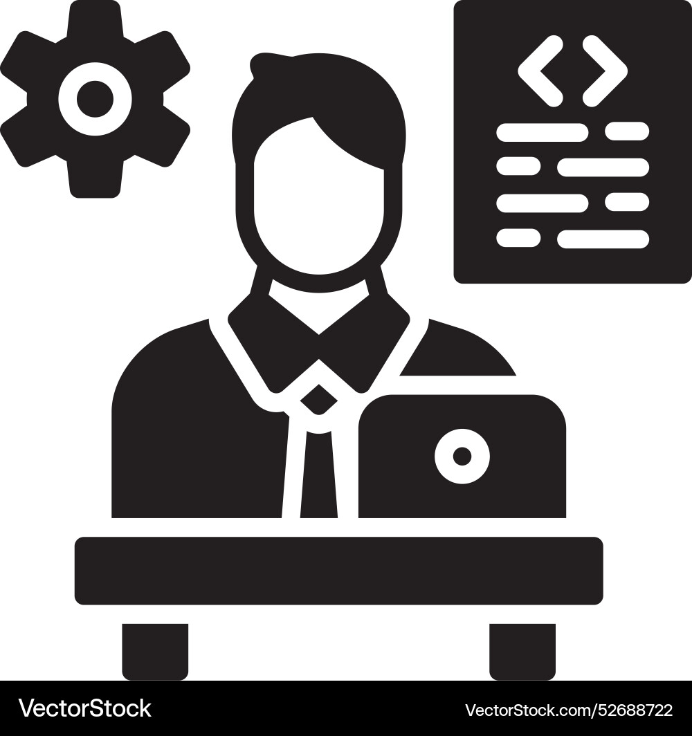 Software developer icon Vector Image