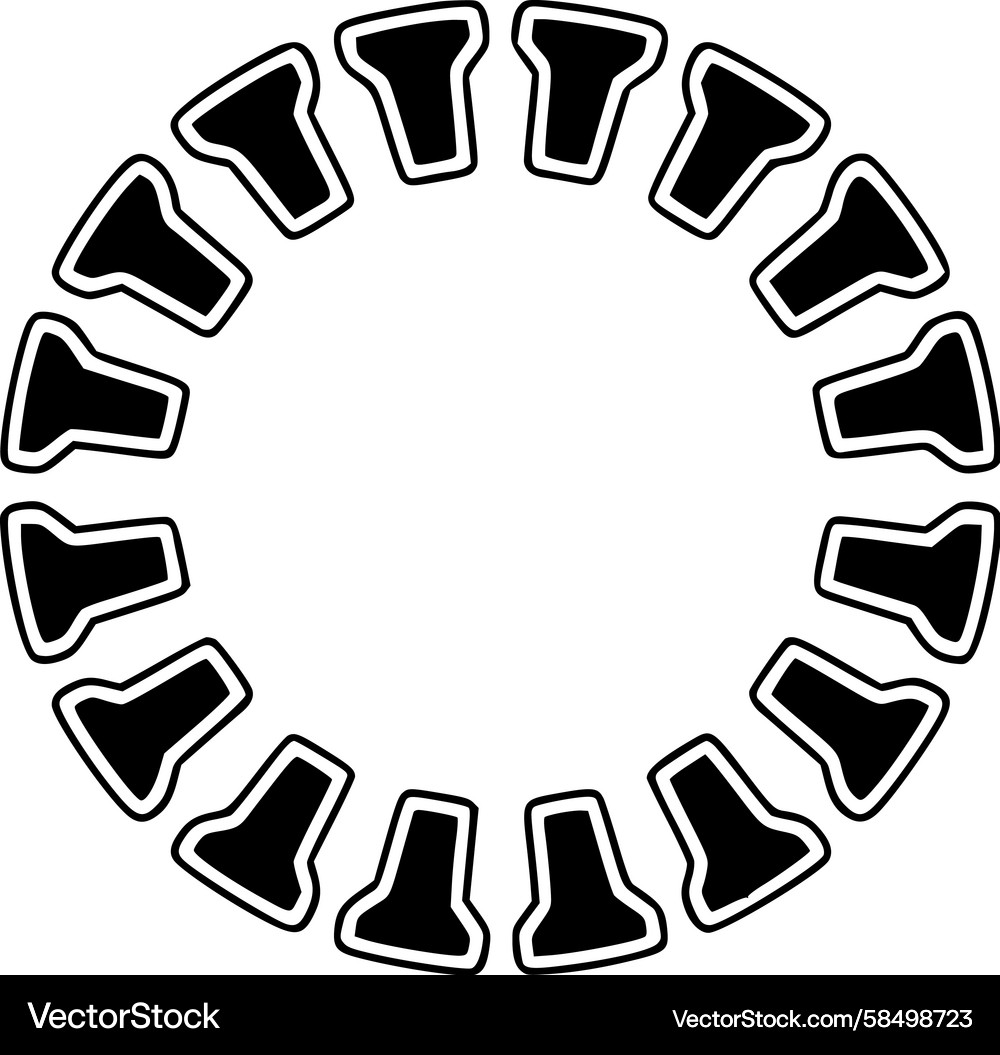 Circular Abstract Forms Vector Image