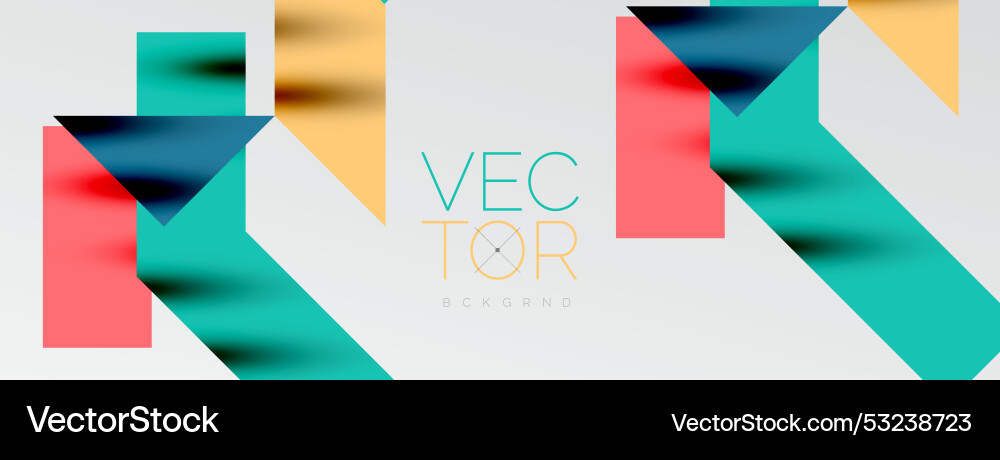 Dynamic lines and triangles Vector Image