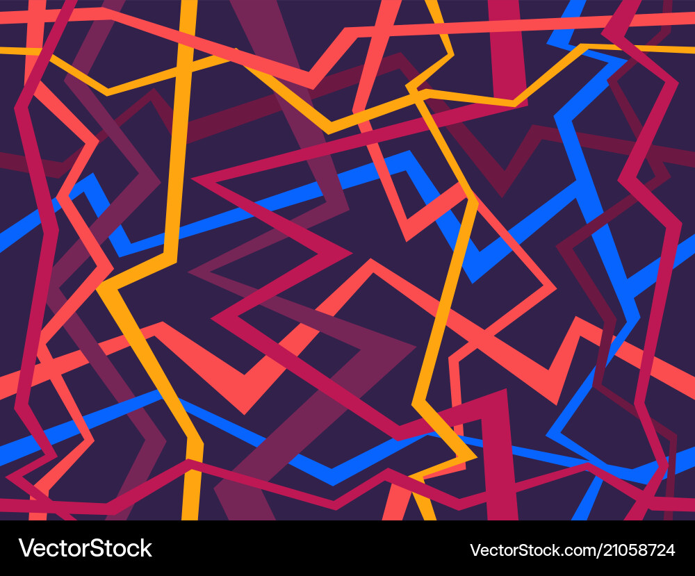 Abstract geometric pattern with random chaotic lin Abstract geometric pattern with random chaotic lin vector image