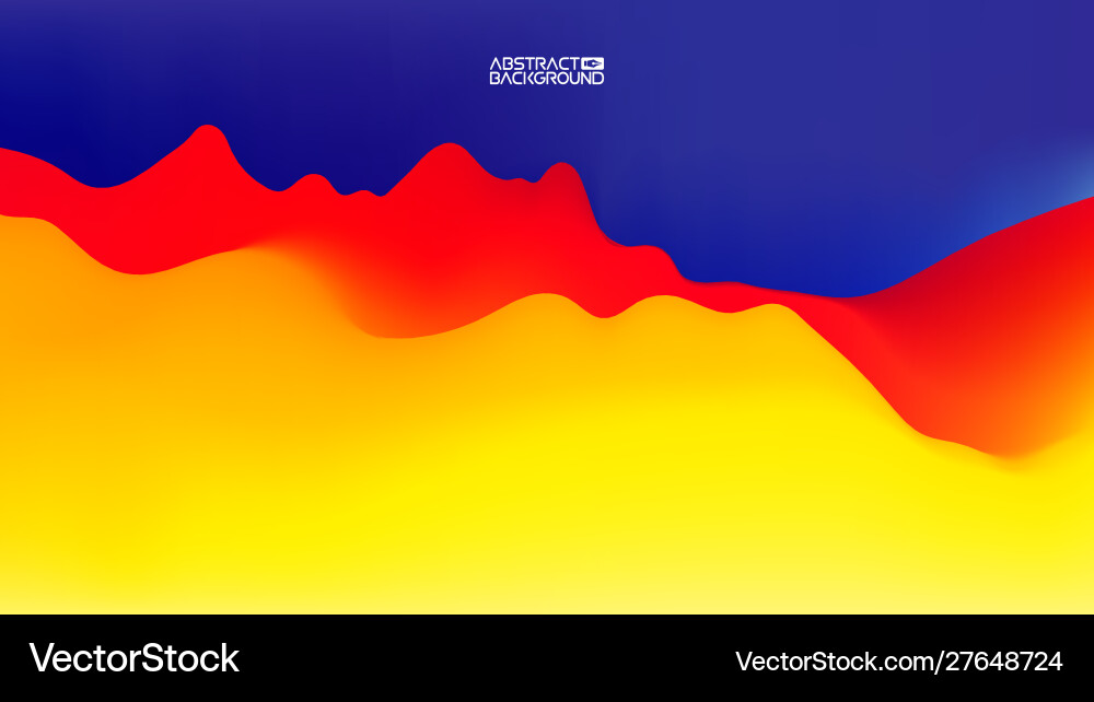 Abstract Gradient Wave Background vector image