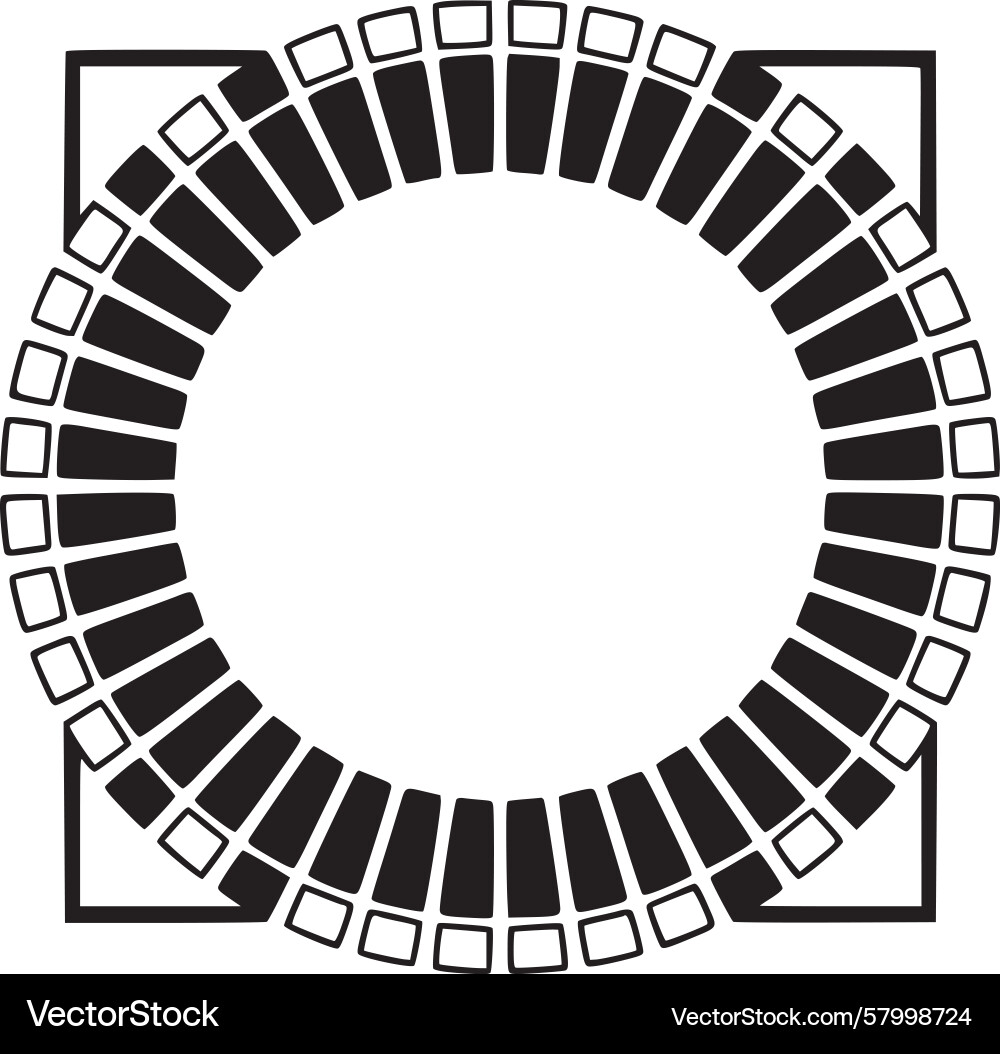 Circular Control Element Vector Image
