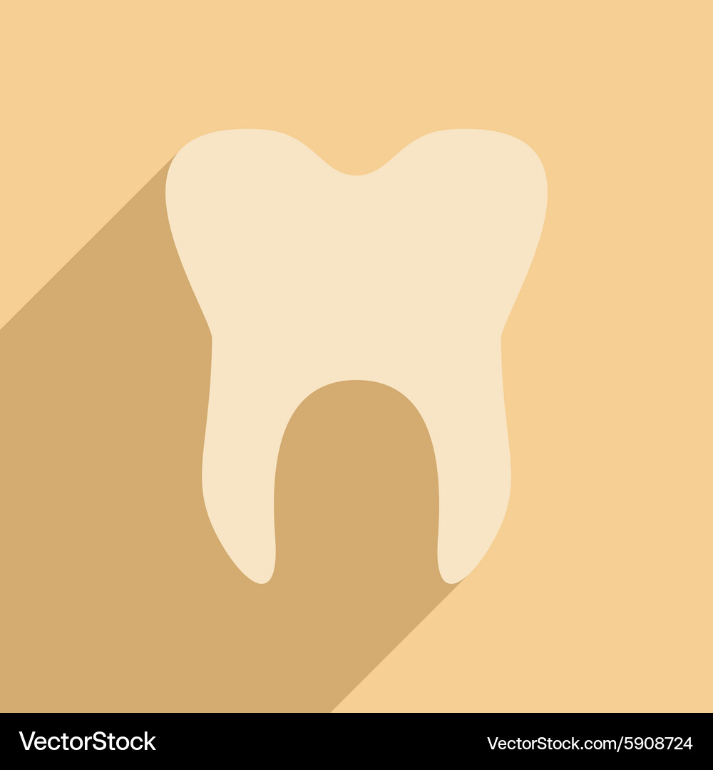 Flat with shadow icon and mobile application Vector Image
