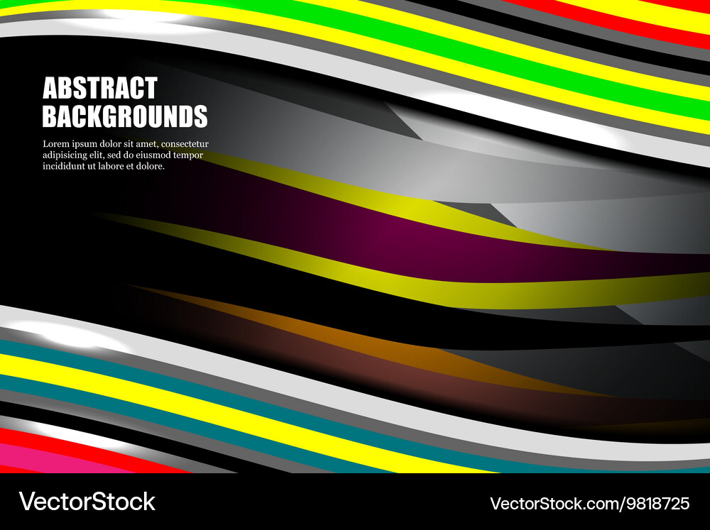 Dynamic Wave Abstract Background Vector Image