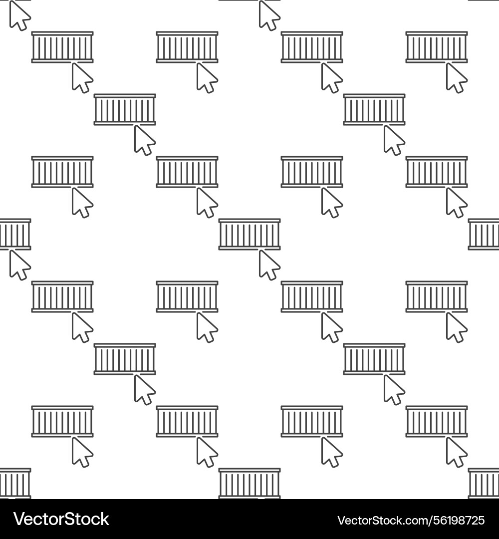 Mouse click on shipping container seamless pattern Mouse click on shipping container seamless pattern vector image
