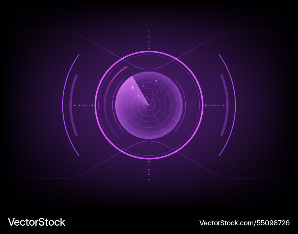 Abstract background with navigator communication Vector Image