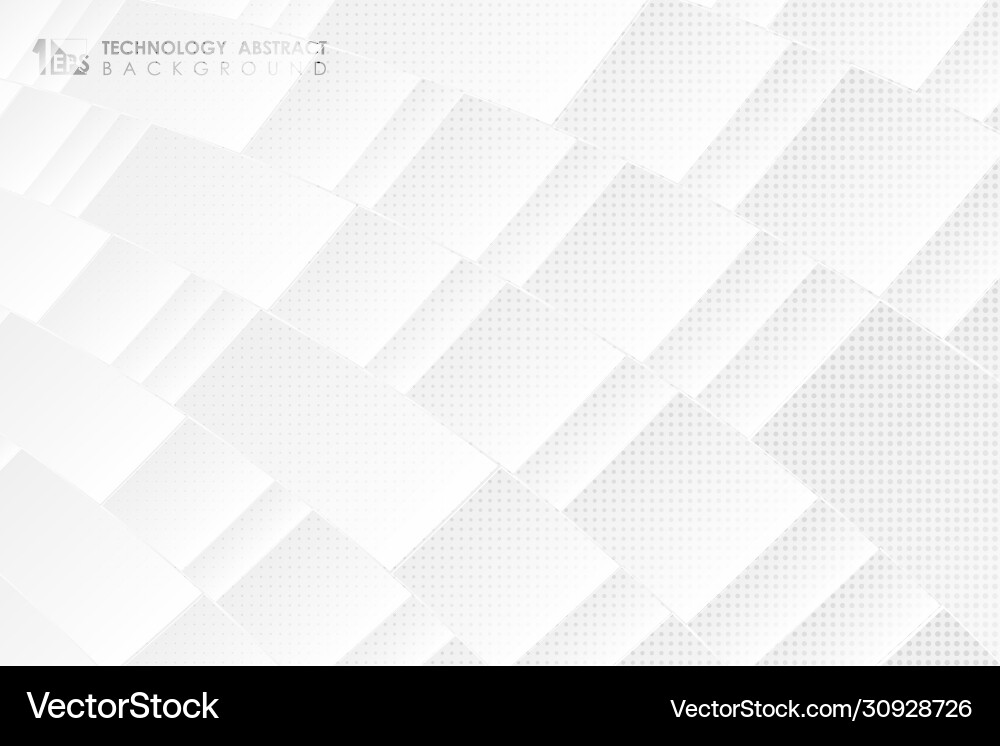 Abstract technology square mesh with halftone Abstract technology square mesh with halftone Vector Image