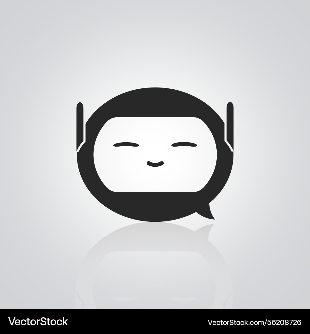 Chatbot characters robot chat messages ai vector image