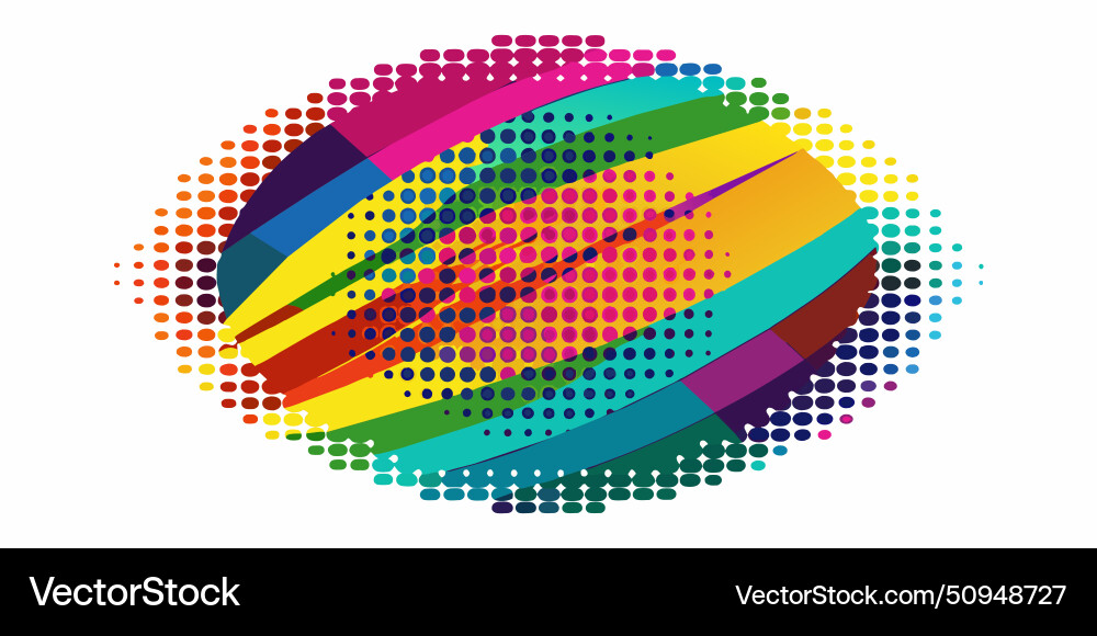 Playful dots abstract pattern Royalty Free Vector Image