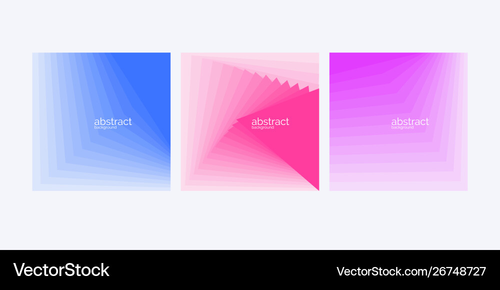 Set abstract backgrounds with a blend simple Vector Image