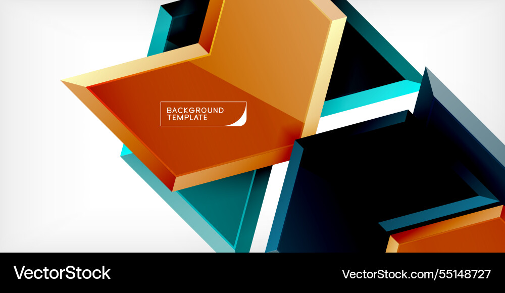 Technology dynamic arrow geometric background vector image